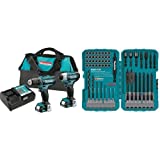 Makita CT226 12V Max CXT Lithium-Ion Cordless Combo Kit with 70-Piece Impact Drill-Driver Bit Set