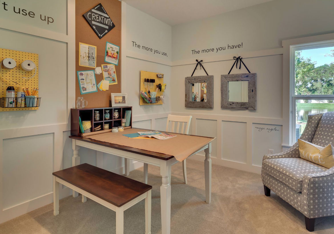 Clever & Creative Craft Room Ideas - Sebring Design Build