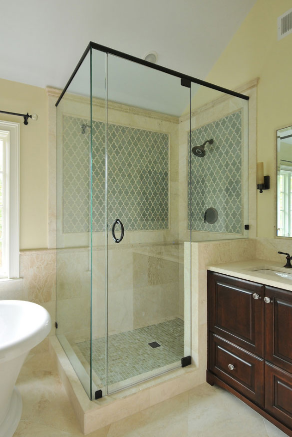 Frameless Glass Shower Doors - Sebring Design Build
