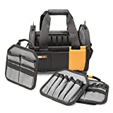 ToughBuilt - 12' Modular Tote Tool Bag | 61 Pockets and Loops, Electrical/Maintenance Tool Carrier, Durable Padded Handle, 3 Removable Pocket Dividers, Storage Organizer/Tool Box - (TB-81-12)