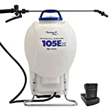 105Ex Effortless Backpack Sprayer - 20V Lithium Long Battery Life with High Grade Seals & O-Ring, Brass Wand & Nozzle