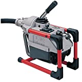 RIDGID 66492 K-60SP Sectional Machine, Compact Sectional Drain Cleaning Machine with Easy Snake Cable Changes, Drain Cleaner Machine (Sectional Cable Sold Separately),Gray, Black, Red,12 x 12 x 12'