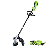Greenworks 40V 14inch Cordless String Trimmer (Attachment Capable), 4.0 AH Battery Included 21362
